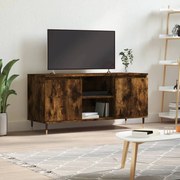 vidaXL Móvel de TV 104x35x50 cm derivados de madeira carvalho fumado
