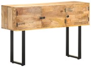vidaXL Aparador 116x35x75 cm madeira de mangueira maciça