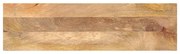 vidaXL Tampo de mesa retangular 100x30x3,8 cm mangueira maciça