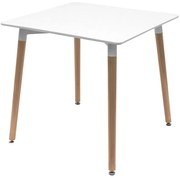 Mesa Tower Quadrada 80 cm - Branco