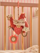 Peluche para pendurar galinha laranja
