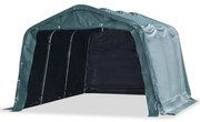 Tenda para gado removível PVC 550 g/m² 3,3x4,8 m verde escuro