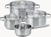 Conjunto de panelas em aço inoxidável Pureelements, conjunto de 4