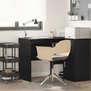vidaXL Mesa de Escrita Carvalho Preto Madeira Derivada Compacta
