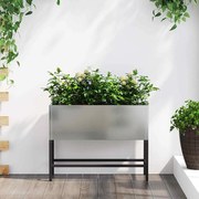 Jardineira Elevada vidaXL 60x26x45 cm Aço Galvanizado