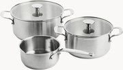 Conjunto de cozinha em aço inoxidável Classic, conjunto de 5