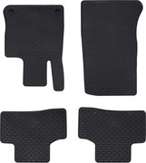 vidaXL Tapete de carro 4 pcs Preto compatível com GLC 2023- TPE