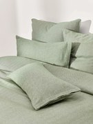 Capa de edredão em flanela com padrão de espinha de peixe Wanda