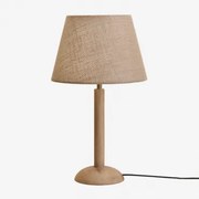 Candeeiro De Mesa Em Madeira De Manga Harry Madeira De Manga & Ø30 Cm - ↑20 Cm Alidara - Sklum
