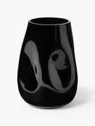 Jarra em vidro artesanal Obsidian, Alt 26 cm