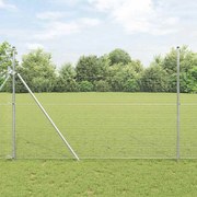 vidaXL Cerca de Arame Soldado 1.6x10 m Aço Galvanizado