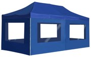 vidaXL Tenda dobrável profissional com paredes alumínio 6x3m azul
