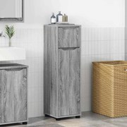 vidaXL Armário de Banheiro com gaveta Cinza Sonoma 30,5 x 30 x 101 cm