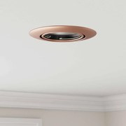 vidaXL Luminárias Embutidas 12 pcs Redondas GU10 Cobre Ø90 mm Aço