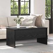 vidaXL Mesa de centro Carvalho preto 102 x 50,5 x 46,5 cm