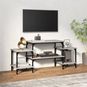 vidaXL Móvel de TV 117x35x52 cm derivados de madeira cinzento sonoma