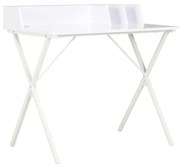 vidaXL Secretária 80x50x84 cm branco