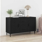 Buffet vidaXL Preto Carvalho 100x36x60 cm Madeira