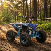 MINI MOTO 4 INFANTIL GASOLINA 50CC MTR MINI KF AZUL