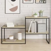 vidaXL Prateleiras estante 8pcs 60x50x1,5cm contraplacado cor carvalho