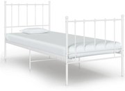 Estrutura de cama 90x200 cm metal branco