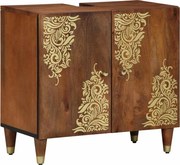 vidaXL Armário de lava-louça com porta Marrom mel 62 x 33 x 58 cm
