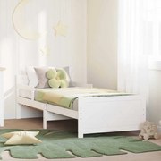vidaXL Cama extensível para crianças Other Branco 80 x 130 / 165 / 200 cm