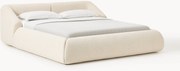 Cama estofada em bouclé Sofia
