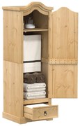 vidaXL Roupeiro Corona 55x52x170 cm madeira de pinho maciça
