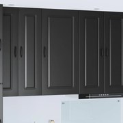 vidaXL Armário de Cozinha Kalmar Preto 50 x 31 x 100 cm