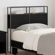 vidaXL Cabeceira de armazenamento com cabeceira Carvalho Preto 100 cm