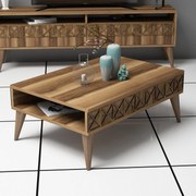 Mesa de Centro Line – Nogueira – 90x34,6x60 cm