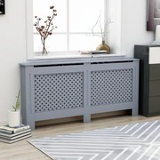vidaXL Cobertura de radiador 172x19x81,5 cm MDF antracite