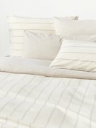 Capa de edredão em algodão lavado Caspian, com riscas