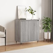vidaXL Aparador 60x35x70 cm derivados de madeira cinzento sonoma