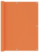 vidaXL Tela de varanda 120x500 cm tecido Oxford laranja