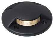 Foco de chão moderno preto GU10 50mm efeito de 2 luzes IP65 - Cellar Moderno