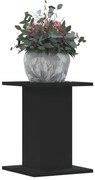 vidaXL Suportes p/ plantas 2 pcs 30x30x40 cm derivados madeira preto