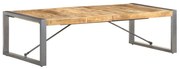 vidaXL Mesa de centro 140x70x40 cm madeira de mangueira áspera