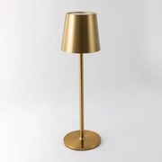 Candeeiro De Mesa Led Sem Fios Albaid Dourado - Sklum