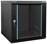 vidaXL Armário de Rede com armazenamento Preto 53 x 60 x 60 cm Aço