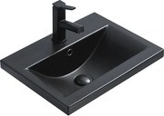 Mexen Emma lavatório embutido no balcão 51 x 39 cm, preto mate - 25055185