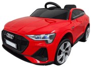 Carro eletrico crianças Audi E-TRON Quattro Sportback Ecrã MP4 12V 2.4G Vermelho