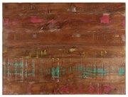 vidaXL Tampo de mesa retangular 90x50x3,8 cm madeira recuperada maciça