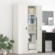 vidaXL Armário de arrumação 2 pcs Branco 80 x 40 x 180 cm Aço