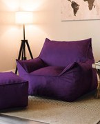 <puff> Cinema – Roxo – 90x80x55 cm | Tribo Home