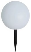 Candeeiro de exterior branco 30 cm com LED IP44 solar RGBW - Ludger Moderno