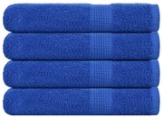 Toalhas 4 pcs 100x200 cm 360 gsm 100% algodão azul