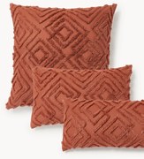 Fronha de almofada em percal de algodão com acabamento tufado Phil