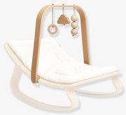 Arco de atividades sem Espreguiçadeira Levo Charlie Crane  bege claro liso